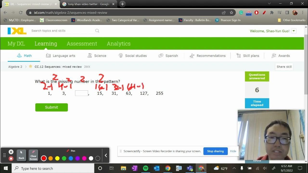 IXL Algebra 2 CC12 - YouTube