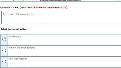 ENG101 - ENG101 - English Comprehension (Quiz 2) 12-Nov-25