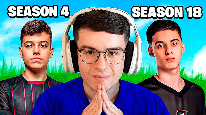 O MELHOR JOGADOR DE CADA TEMPORADA DO FORTNITE.