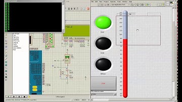 Pembacaan Sensor Suhu lm35 dan Interface dengan menggunakan LabView