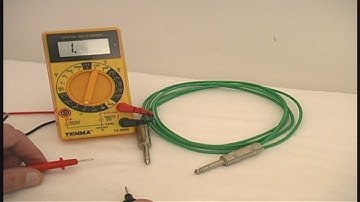 Technical Training, How to Test a TRS 1/4" Stereo Cable, the Basics