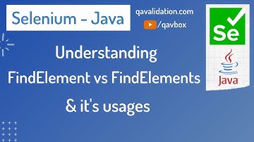Understanding FindElement vs FindEements & it