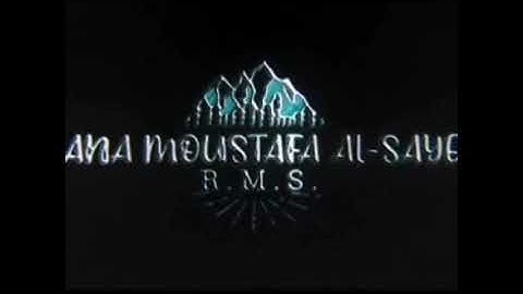 Intro with Renderforest application, for my name.