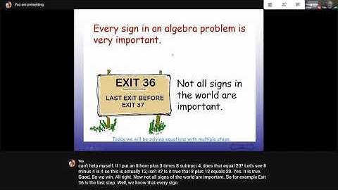 LINEAR EQUATIONS LESSON 5 - Multi-Step Equations, part 3