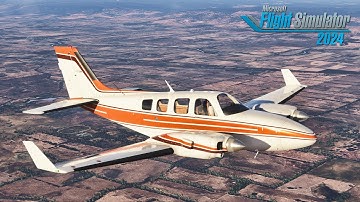 Real 737 Pilot LIVE | Black Square Beechcraft Baron B58 Professional | Twin Engine Perfection