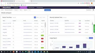 APM SaaS Connecting to Blazemeter and Runscope