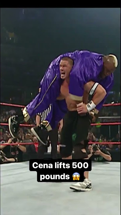 OMG 😱 John cena lifts 500 pounds 🥵😡 wwe # shorts
