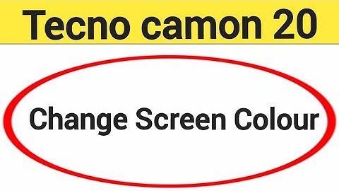 How to change screen colour, display colour change kaise karen, Tecno camon 20 me display colour pro