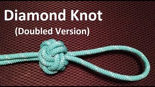 How to Tie a Diamond Knot  Decorative and Practical Applications
