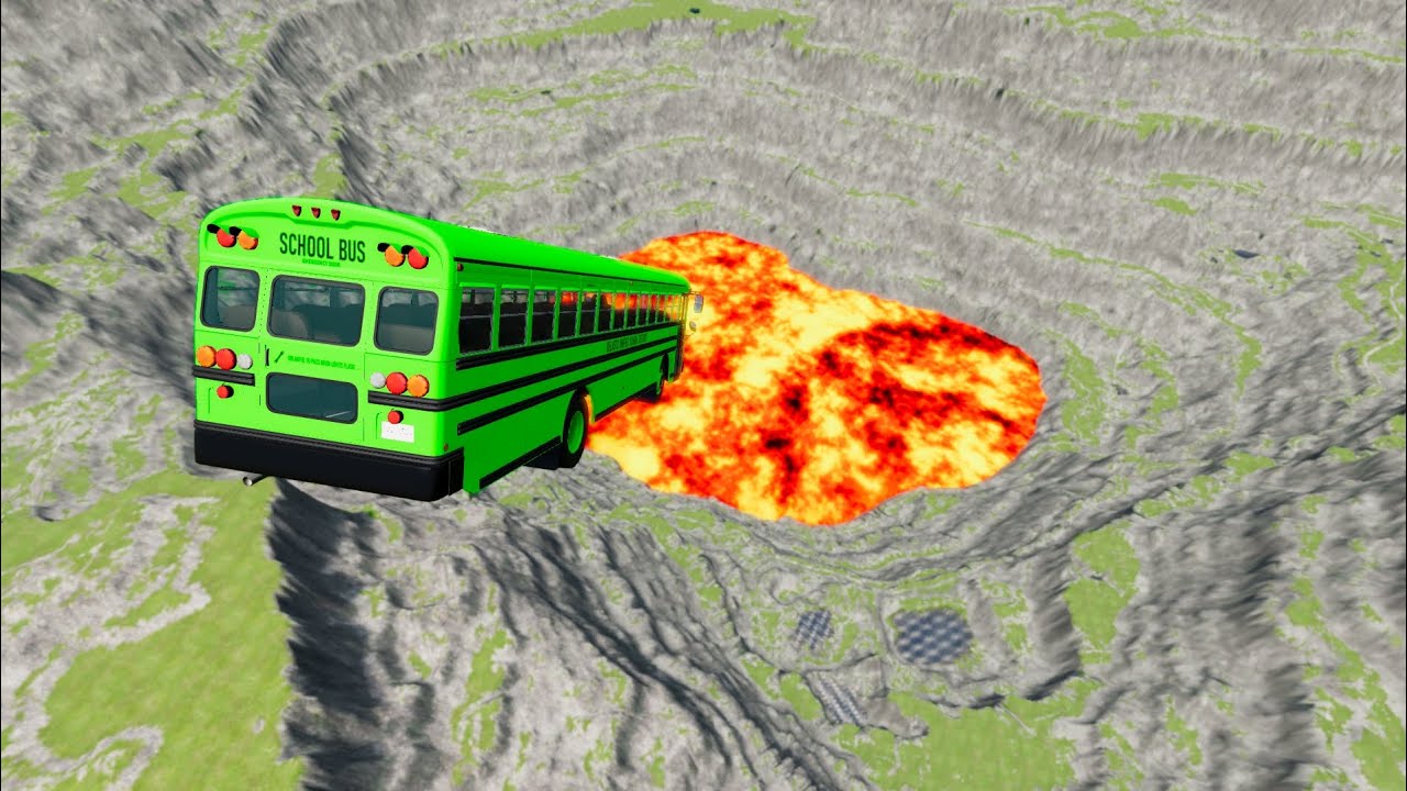 BeamNG.Drive - Leap Of Death Car Jumps and Falls Crashes #21