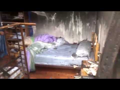 Trasladan al propietario de una vivienda que ardió por completo en Sober