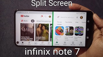 How To Split Screen In Infinix Note 7 || infinix Note 7 2021
