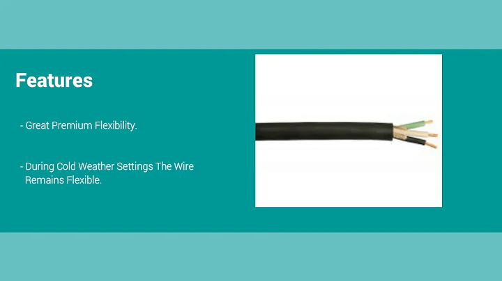 SOOW BLACK PORTABLE CORD 600V