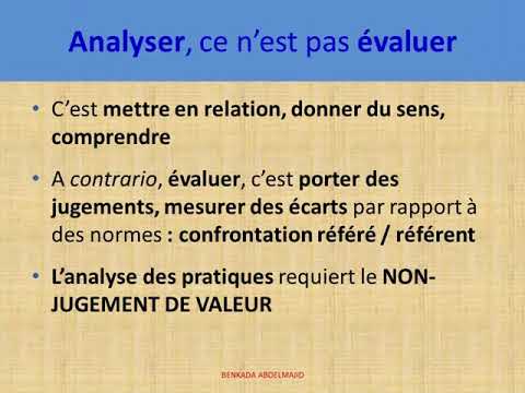 Analyse de pratiques