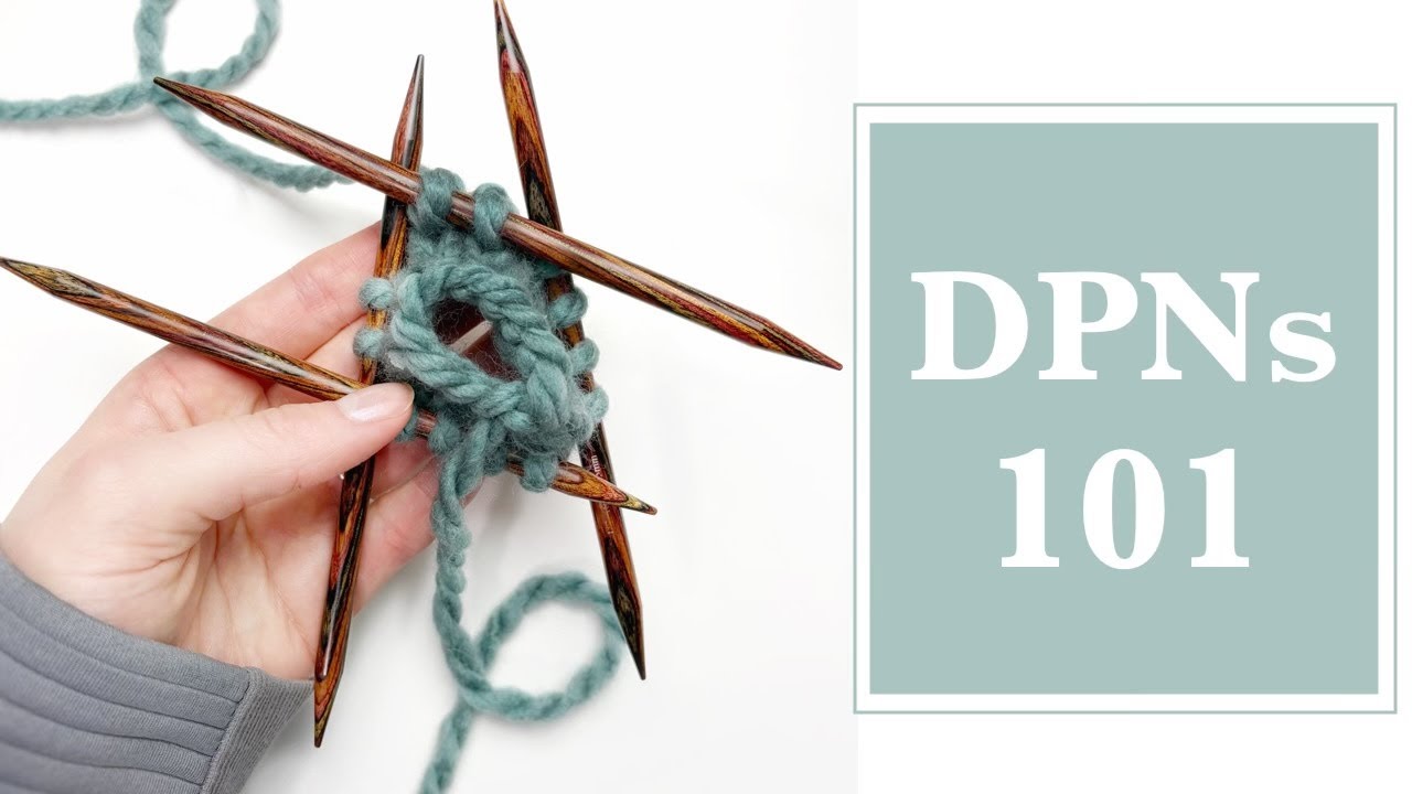 Как вязать на двусторонних спицах (ЛЕГКО!)