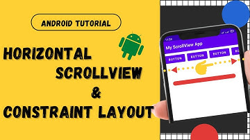 ScrollView Android Studio | Horizontal ScrollView