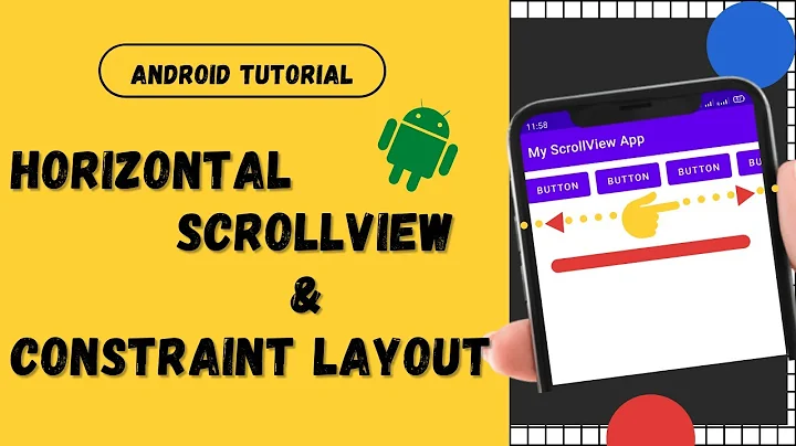 ScrollView Android Studio | Horizontal ScrollView