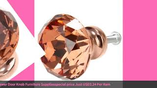 Famous 1pcs 30mm Unique Color K9 Crystal Diamond Knobs Rose Gold Cabinet Drawer Door Knob Furniture Supp... Wealth