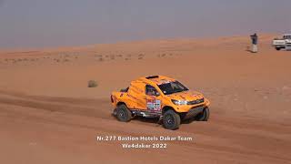 Nr.277 Bastion Hotels Dakar Team. Maik Willems, Rob Van Pelt. Toyota Hilux.