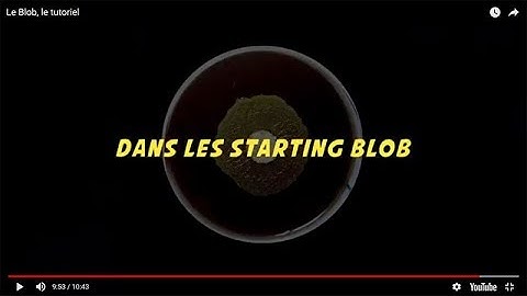 Le blob, le tutoriel [OFFICIEL]