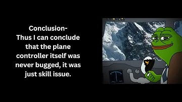 Showcasing my physics based plane controller in UNITY