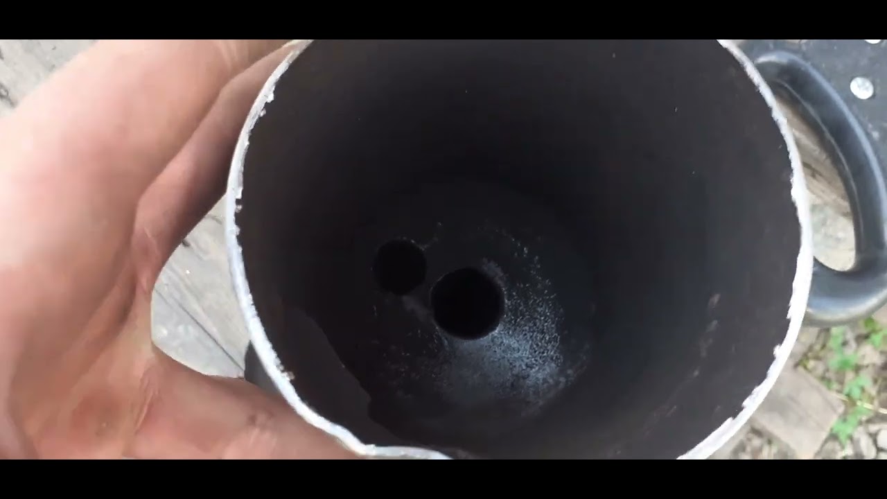 что находится внутри глушителя от 150 кубового квадроцикла - YouTube