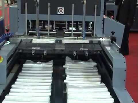 OZM-900-WT Double Lines Tshirt Bag Making Machine - Çift Hat Atlet Poşet Kesme Makinası