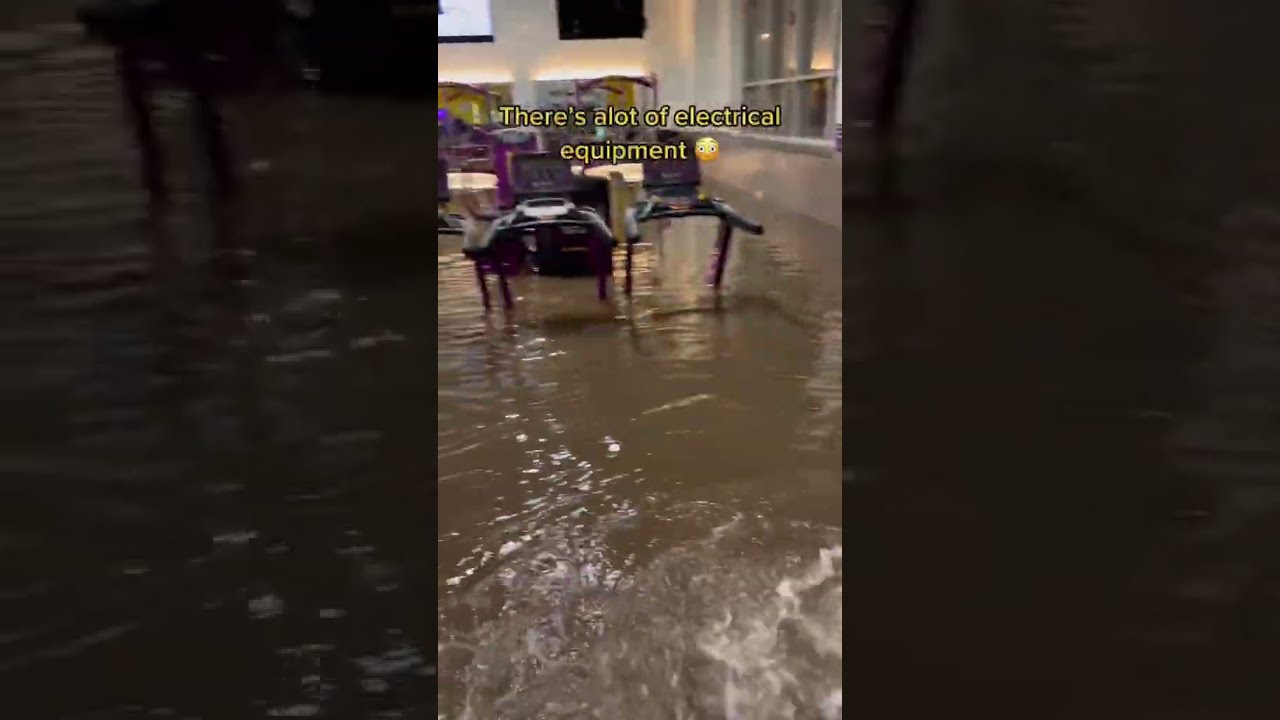 Massive Flood In A Gym