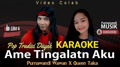 Karaoke Ame Tingalatn Aku - Cover Queen Taka