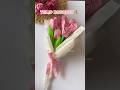 One love for tulip bouquet 🌷|| #diy #tulip #tulipflower #bouquet #paperbouquet #paperflower #craft