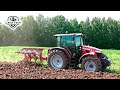 Красиво пахать умеют не все! Трактор Massey Ferguson 6713 пашет оборотным плугом UNLU!