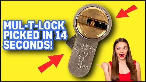 Picking a Mul-T-Lock Garrison 7 Pin in 14 Seconds