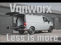 The less is more camper??  Vanworx X Stitches + Steel |VW Transporter camper conversion T6.1|