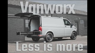 The less is more camper??  Vanworx X Stitches + Steel |VW Transporter camper conversion T6.1|