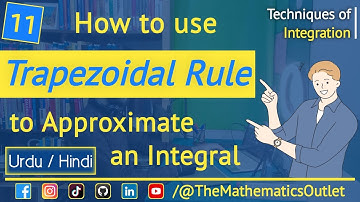 Trapezoidal method | Trapezoidal rule for numerical integration urdu hindi || Lec 11