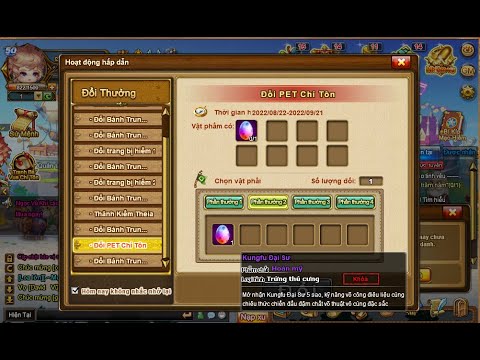 Video Nạp đủ mốc 50 triệu nhận pet Đại Sư và Linh Bảo Siêu... - youtube