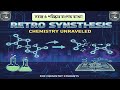 Retrosynthetic Analysis in Chemistry | Target, Disconnection, Synthons | Full Lecture | Organic