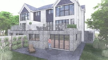 Lumion 9 animation test - sketch mode