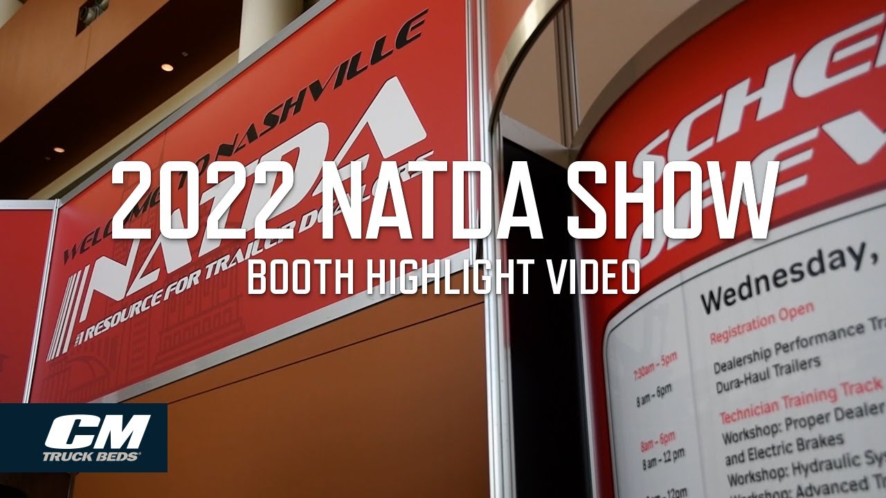 CM Truck Beds 2022 NATDA Trailer Show Highlight YouTube