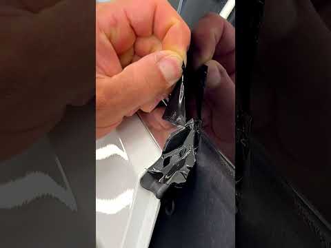How to Dechrome Chrome Trim in Gloss Black 🚗🖤✨ thumbnail