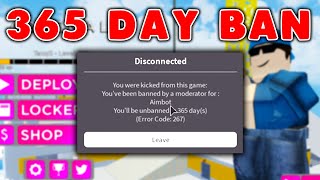 So I got banned in Roblox Arsenal..