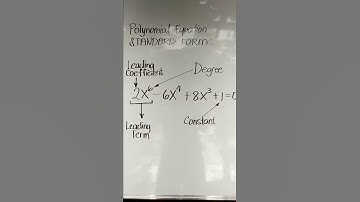 Grade 10 Polynomial Equation Standard Form