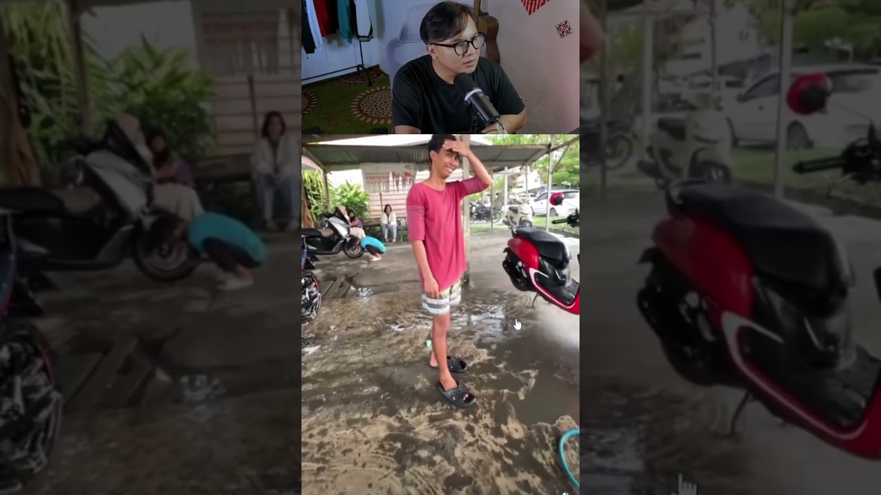 motorku kotor  #derymahnida #reaction #shorts