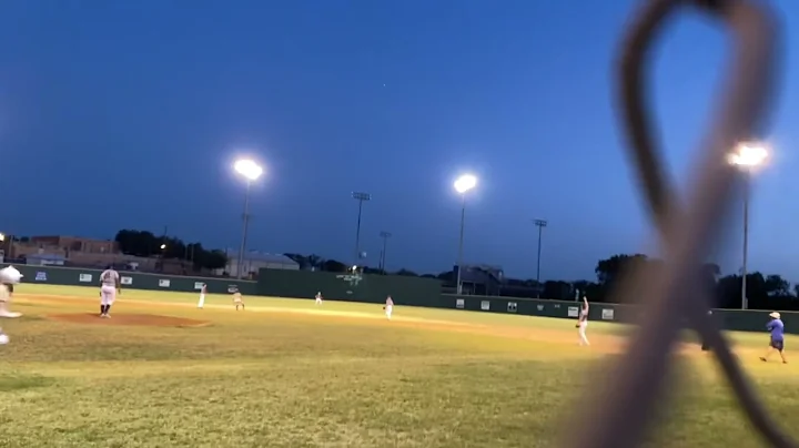 Trevor Poes single and triple tonight vs Goliad fo...