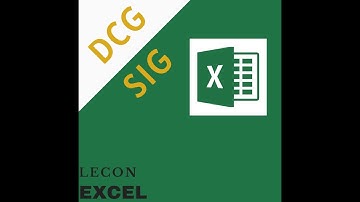 [DCG SIG] EXCEL - Fonctions logiques calculatoires complexes - SOMME.SI.ENS MOYENNE.SI.ENS NB.SI.ENS