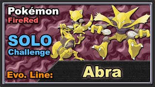 Abra Line Solo Challenge - Pokémon FireRed