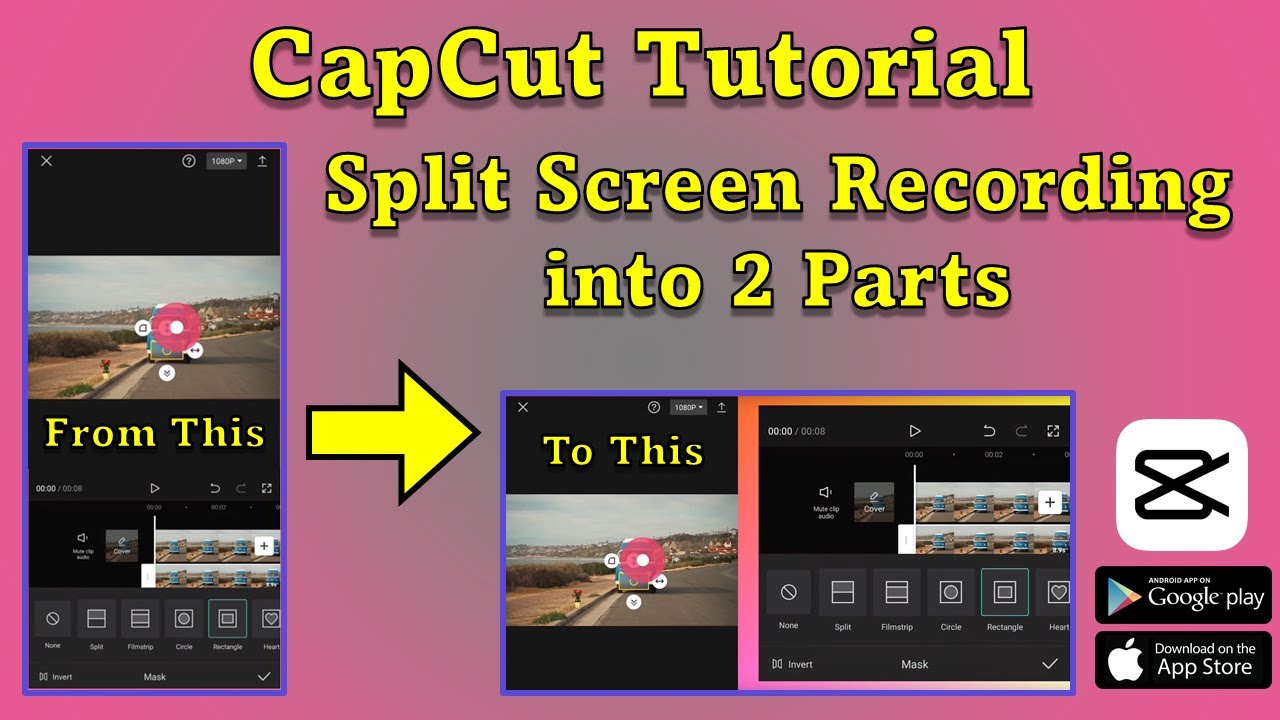 how-to-split-screen-recording-in-2-parts-capcut-tutorial-android-or