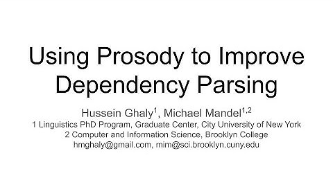 Using Prosody to Improve Dependency Parsing