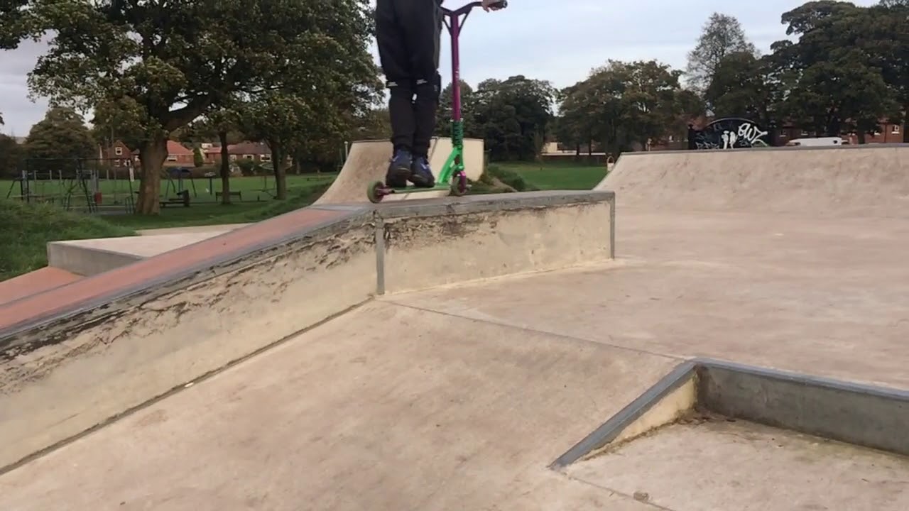 Jumping up a ramp and jumping off! YouTube