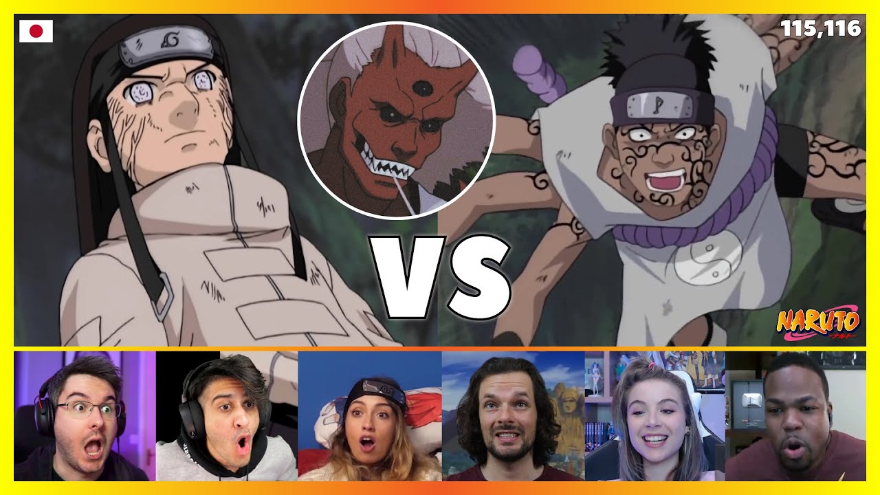 Neji vs Kidomaru Part (1/2) | Reaction Mashup [ Naruto 115,116